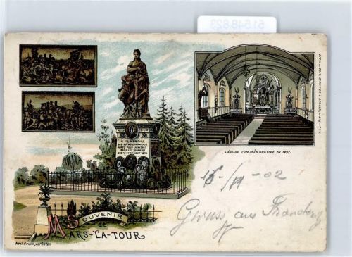 83120 Plan-de-la-Tour 1902 Lithographie Denkmal Kirche Innen