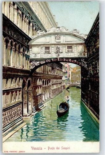Venezia Ponte dei Sospiri Werbung Loeflund diaetische Präparate Grunbach