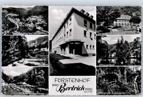 Bad Bertrich Hotel Fürstenhof Kurgarten Schwimmbad Elfengrotte
