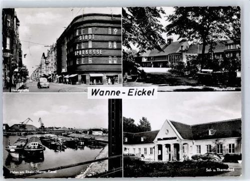 Wanne-Eickel Stadtsparkasse Hauptbahnhof Hafen