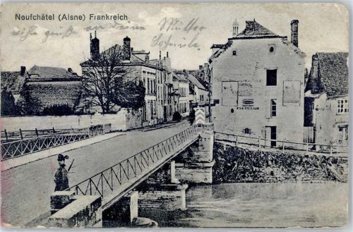 Neufchatel-sur-Aisne 1915 Brücke
