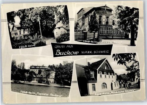 Buckow Ferienheime Theodor Fontane Märkische Schweiz Schweizer Haus