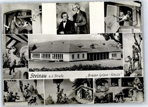 Steinau Gemälde in der Gebrüder-Grimm-Schule Märchen