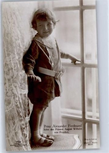 Prinz Alexander Ferdinand Adel Preußen Foto AK