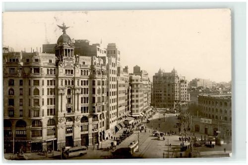 Valencia Calle de Jativa Straßenbahn
