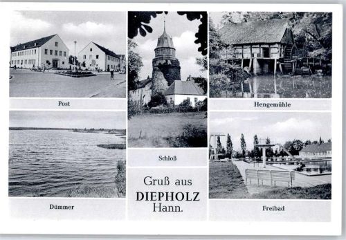 Diepholz Hengemühle Postamt Schwimmbad