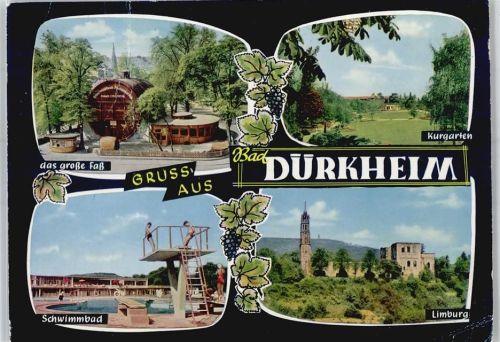 Bad Dürkheim Grosse Fass Kurgarten Schwimmbad Limburg