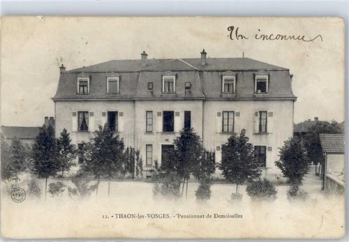Thaon-les-Vosges 1903 Pensionat de Demoiselles