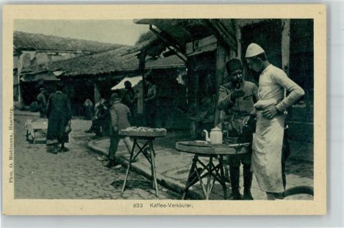 Kaffee-Verkäufer Balkan