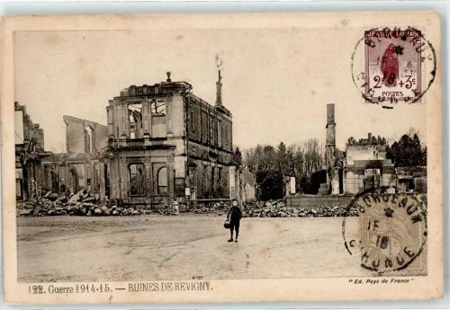 Bordeaux 1917 WK I Ruinene