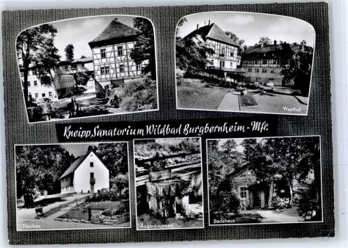 Burgbernheim Sanatorium Wildbad Augenbrunnen Badehaus