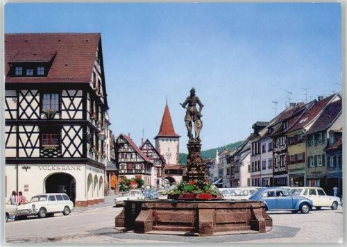 Gengenbach Brunnen Volksbank AKU1