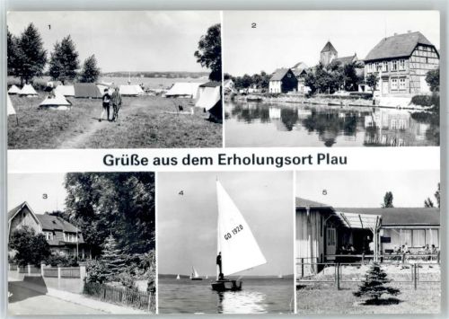 Plau Campingplatz Strandstraße Jugendherberge See Gasthaus