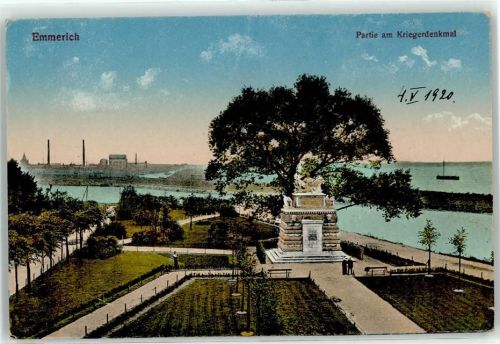 46446 W4240 Emmerich - Kriegerdenkmal
