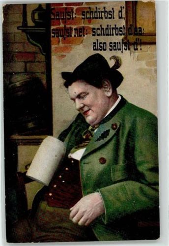 Landau 1912 Humor Gasthaus Kaiser-Hof
