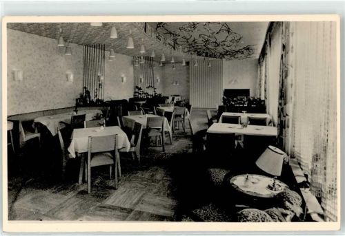 64625 W6140 Bensheim - Innenansicht Ort handschriftlich Gasthaus