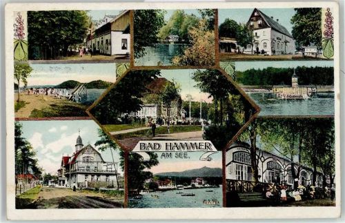 Hamr na Jezere Hammer am See 1921 - Schwimmbad Gasthaus