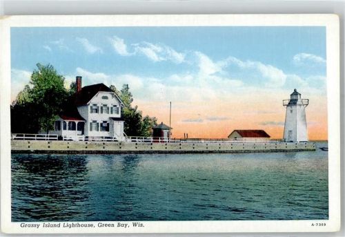 Leuchtturm Grassy Island Green Bay