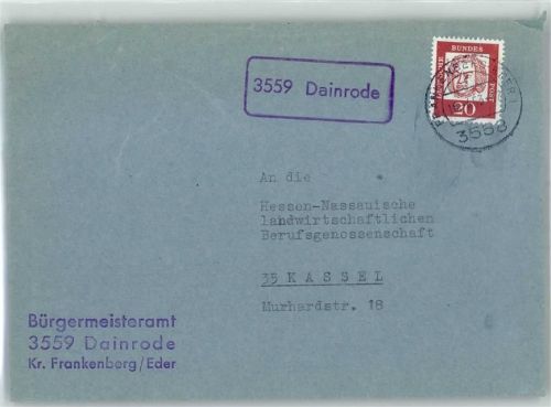 35110 W3559 Dainrode - Landpoststempel