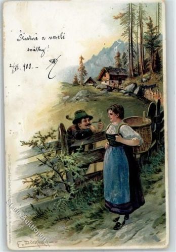 Döcker, E. Künstlerkarte