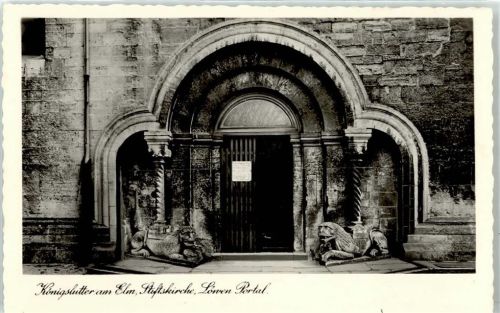 Königslutter Stiftskirche Löwen Portal