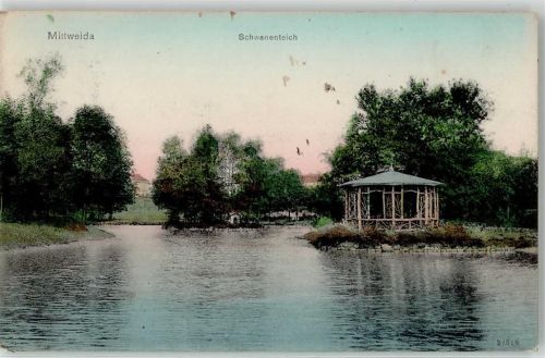 Mittweida 1908 Schwanenteich