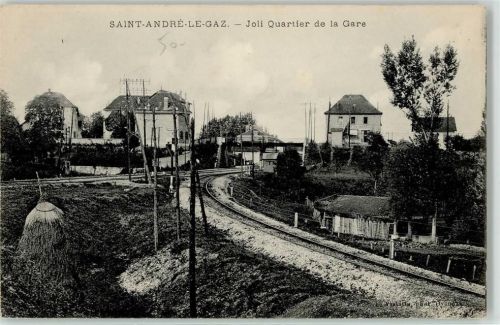 38490 Saint-Andre-le-Gaz - Bahnhof
