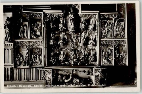 Erbach Schloss Hubertuskapelle Altar