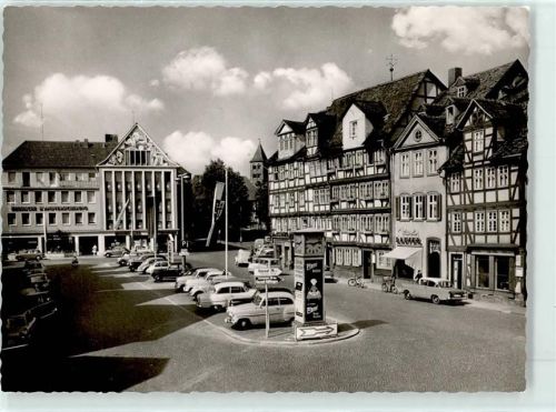 Bad Hersfeld Lingg Platz Auto Litfaßsäule