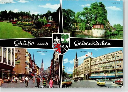 Gelsenkirchen Im Stadtgarten Schloss Berge Bahnhofstrasse Neumarkt