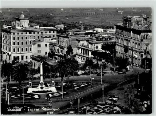 00044 Frascati 1959 - Denkmal Piazza Municipio