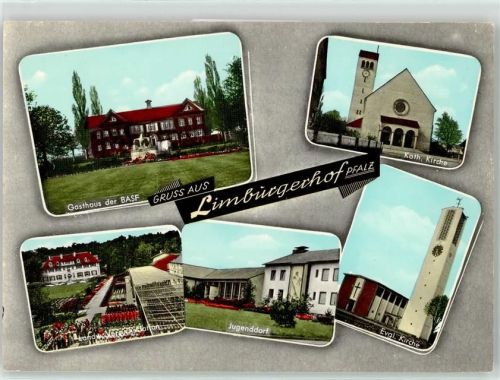 67117 W6703 Limburgerhof - Gasthaus Kath. Kirche Jugenddorf Ev. Kirche Versuchsanstalt