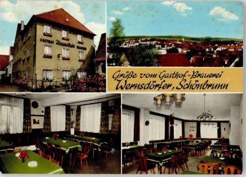 Schönbrunn Gasthaus Pension Brauerei Wernsdörfer