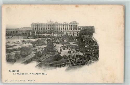 Madrid 1905 - la Almudena y Palacio Real