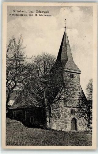 Buchen Martinuskapelle Steinbach