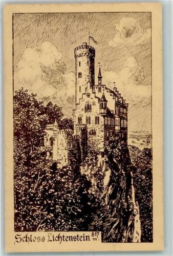 Lichtenstein 1925 Schloss