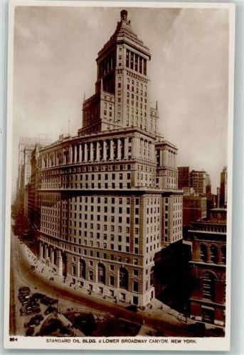 New York City - Standartd Oil Bldg. Lower Broadway Canyon