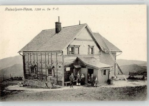 Reisalpen Schutzhaus 1922 Berghütte Hüttenstempel