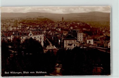 Bad Wildungen Blick vom Waldhaus