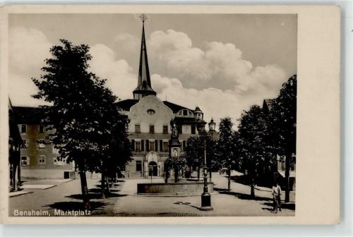 Bensheim Marktplatz Kirche