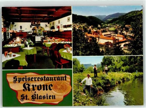 79837 W7822 St. Blasien - Gasthaus Krone Jägerstube