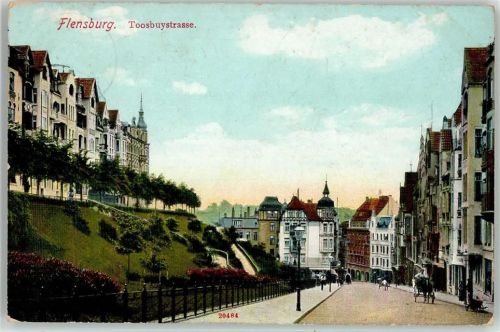 Flensburg 1910 Toosbuystraße