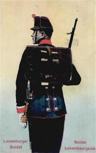 Luxembourg - Luxemburg (Luxemburg) Leporello, Luxemburger Soldat I-II