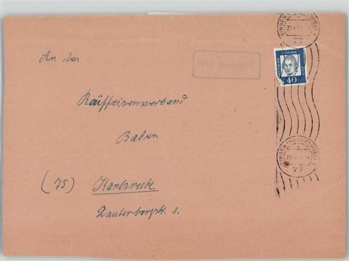 78234 W7707 Biesendorf ab Egg - Landpoststempel