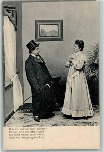 1900 Ist dies mein geliebter Mann Serie 56 Sei nicht bös Nr. 2 AK