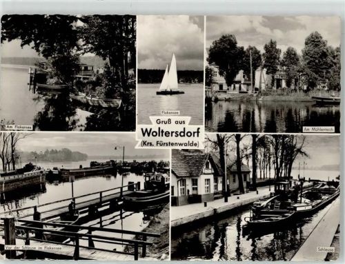 Woltersdorf Flakensee Mühlenteich Schleuse