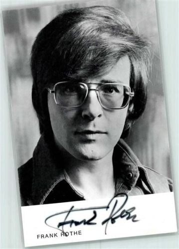 Frank Rothe Autogramm origin. Unterschrift
