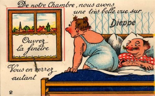Dieppe Dieppe (Frankreich) Leporello (minimaler Einriss)