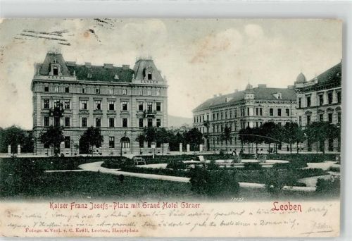 8700 Leoben 1900 - Grand Hotel Gärner