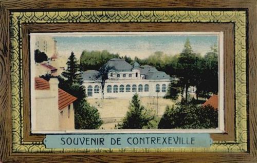 88140 Contrexeville - Contrexéville (Frankreich) Leporello I-II (Ecken abgestossen, Klebereste RS)